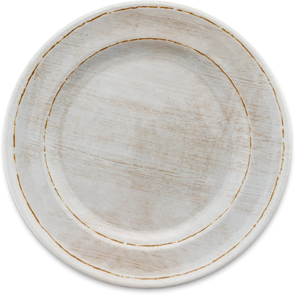 Carlisle 6400706 7" Buff Grove Melamine Bread And Butter Plate