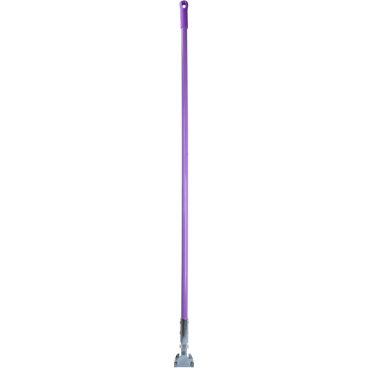 Carlisle 362113EC68 60" Purple Fiberglass Dust Mop Handle with Clip-On Connector