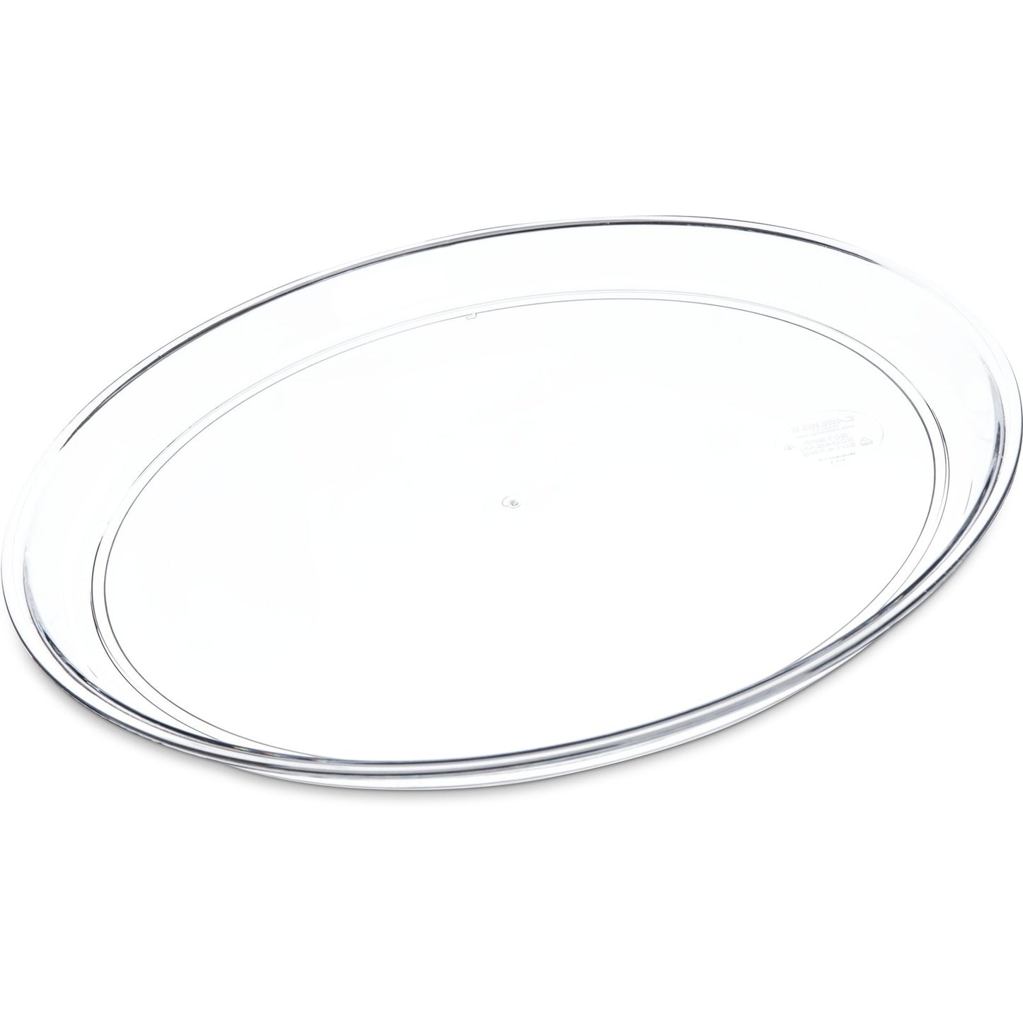 Carlisle 300407 14" x 7/8" Clear SAN Displayware Tray