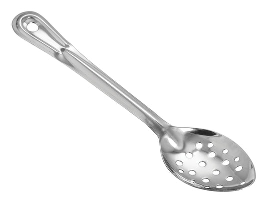 Winco BSPT-11H 11" Stainless Steel Perforated Basting Spoon