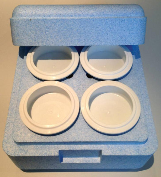Omcan 41698 Insulating Box for 4 Pacotizing Chrome Steel Beakers