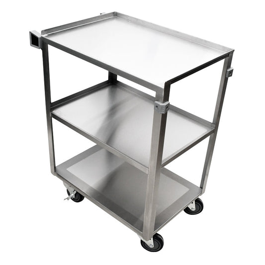 Omcan 44699 39.5" Stainless Steel Welded Utility Cart