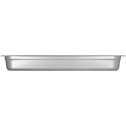 Carlisle 60700HL2 1/2 Size Stainless Steel DuraPan Light Gauge Steam Table Long Hotel Pan, 2.5" Deep