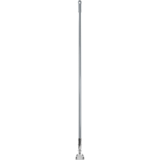 Carlisle 362113EC23 60" Gray Fiberglass Dust Mop Handle with Clip-On Connector