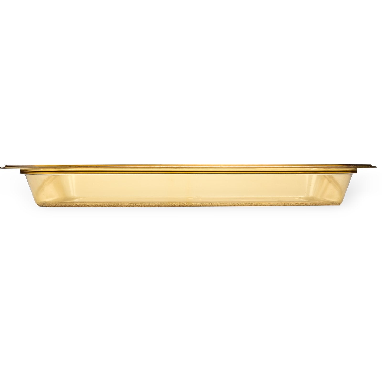 Carlisle 10400B13 Full-Size Amber High Heat Plastic StorPlus Food Pan, 2.5" Deep