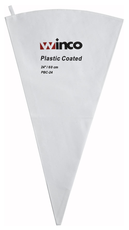 Winco PBC-24 24" Cotton w/ Plastic Coating Pastry Bag