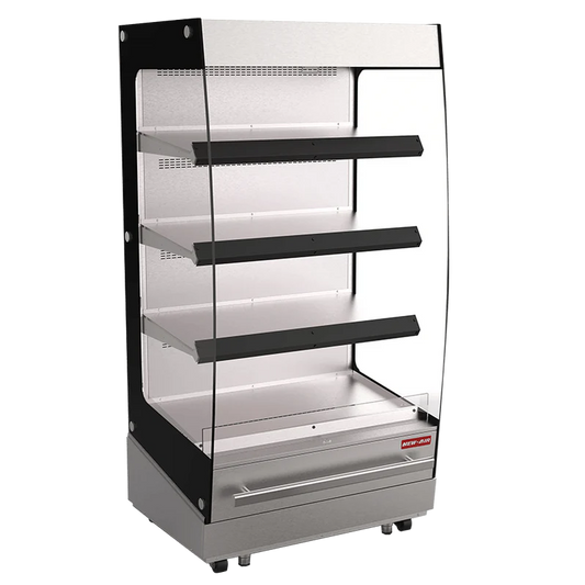New Air NOM-39-HT 39" Vertical Open Merchandiser - Hot Shallow Depth Unit