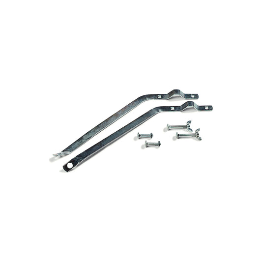 Carlisle 4528000 11-1/2" Large Silver Metal Flo-Pac Handle Brace