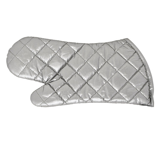 Omcan 46342 15-inch Silver Coated Heat Resistant Oven Mitt