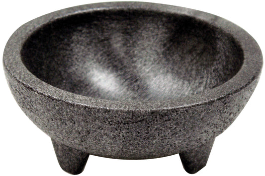 Winco PMSB-4 4 oz. Molcajete Salsa Bowls (4pcs/pack)
