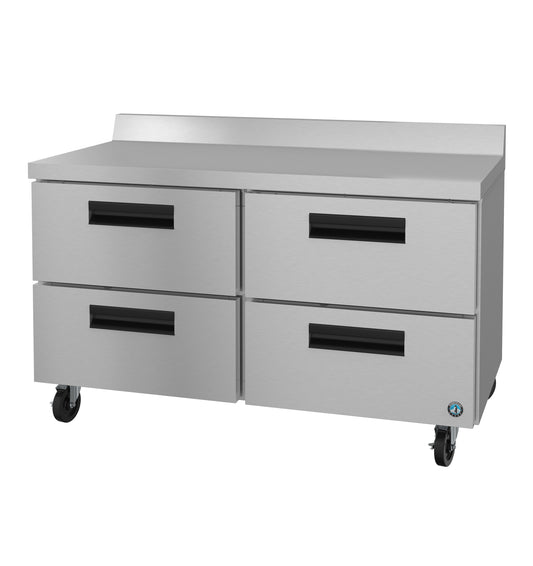 Hoshizaki WR48B-D4 Two Section Stainless Doors Worktop Refrigerator