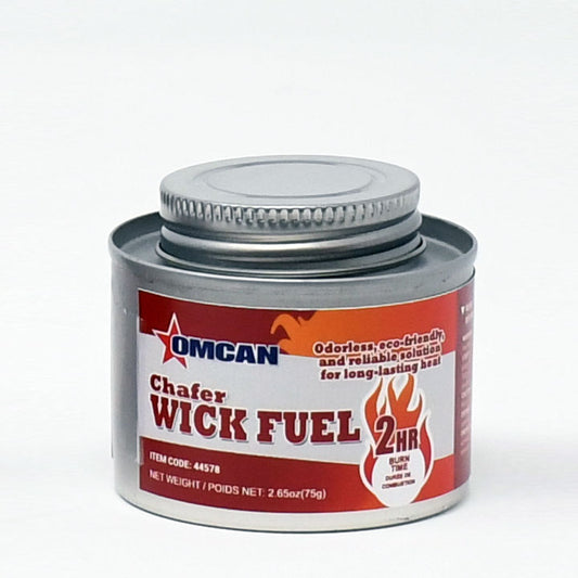 Omcan 44578 2 Hour Wick Chafing Dish Fuel with Safety Twist Cap