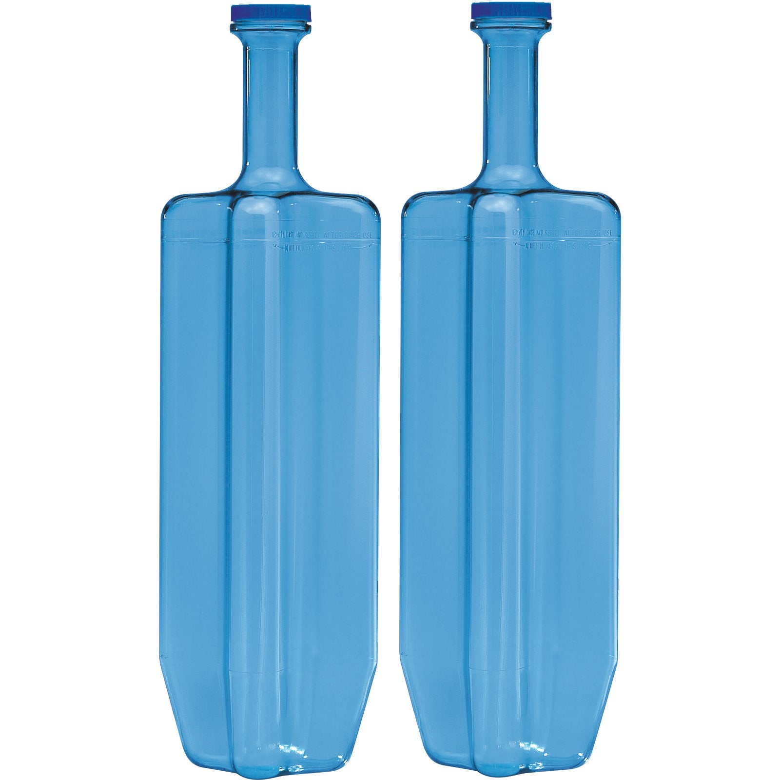 San Jamar RCU1282 128 oz Blue Rapi-Kool Chill Utensil (2/pk)