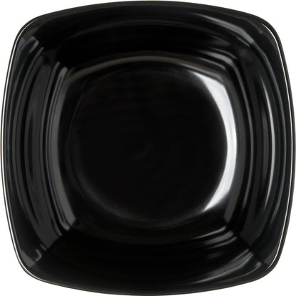 Carlisle 3336003 5 Qt 12" Black Square Melamine Flared Bowl