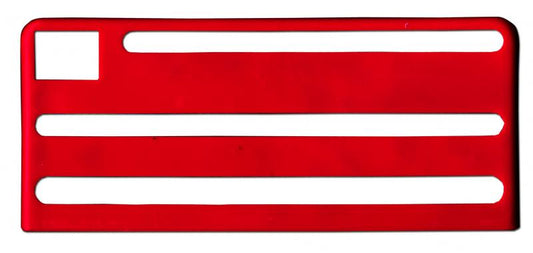 Omcan 12919 Red Insert for Extra Small Stainless Steel Knife Racks