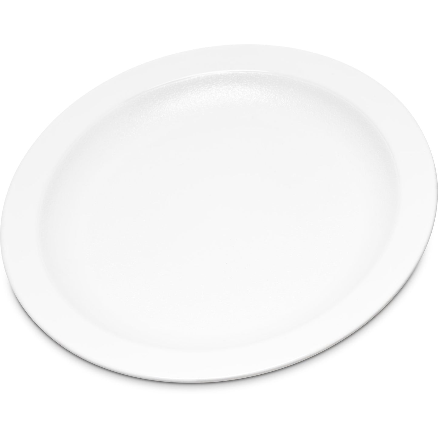 Carlisle PCD20602 6.5" White Polycarbonate Narrow Rim Plate