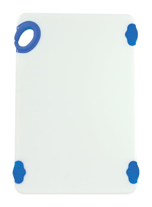 Winco CBN-1218BU 12"x18"x1/2" Blue Cutting Board with Hook