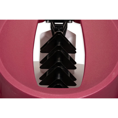 Carlisle KA5500 Burgundy Polyethylene KatchAll Magnetic Flatware Retriever Trash Can Lid