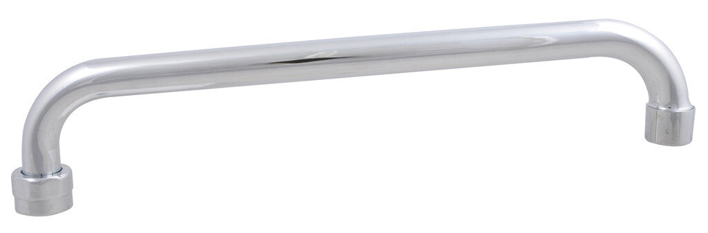BK Resources EVO-SPT-12 12" Stainless Steel Evolution Series Swing Spout, 2.0 GPM Flow Rate