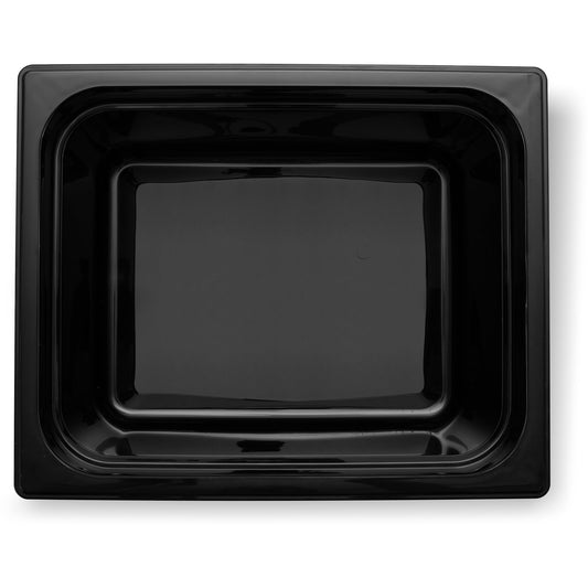 Carlisle 10222B03 1/2 Size Black Polycarbonate StorPlus Food Pan, 6" Deep