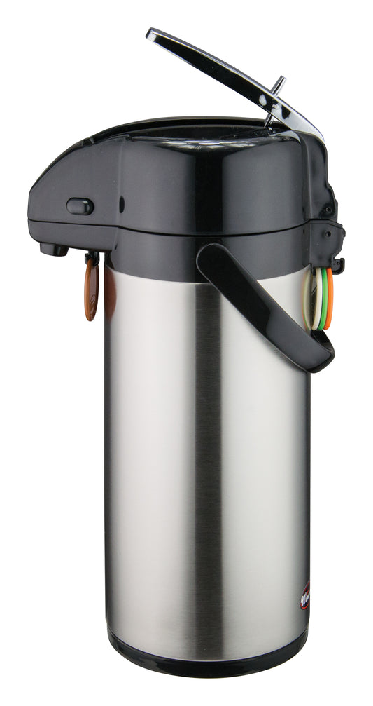 Winco APSK-725 2.5L Stainless Steel Lined Airpot w/ Lever Top