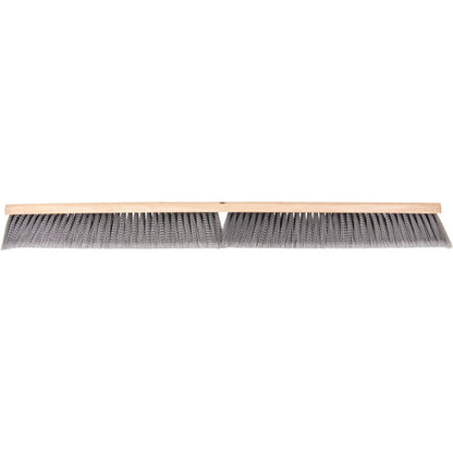 Carlisle 3621953623 36" Flo-Pac Hardwood Push Broom Head with Gray Flagged Polypropylene Bristle