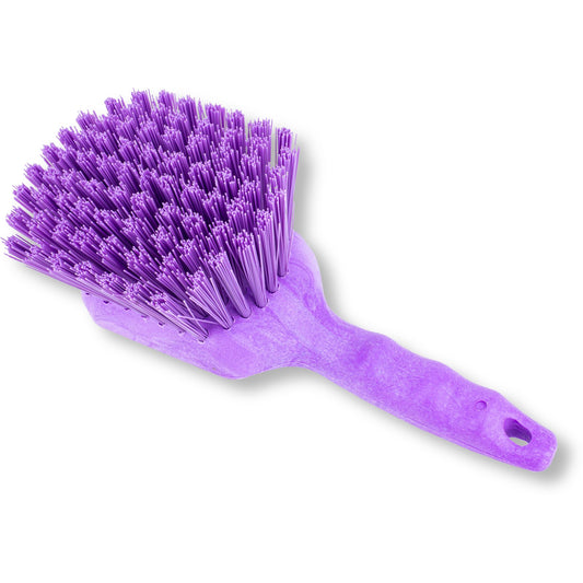 Carlisle 40541EC68 8" Purple Sparta Color Coded Floater Scrub Brush