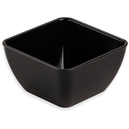 Dinex DXSB1203 12 oz Black Square SAN Bowl (48/cs)