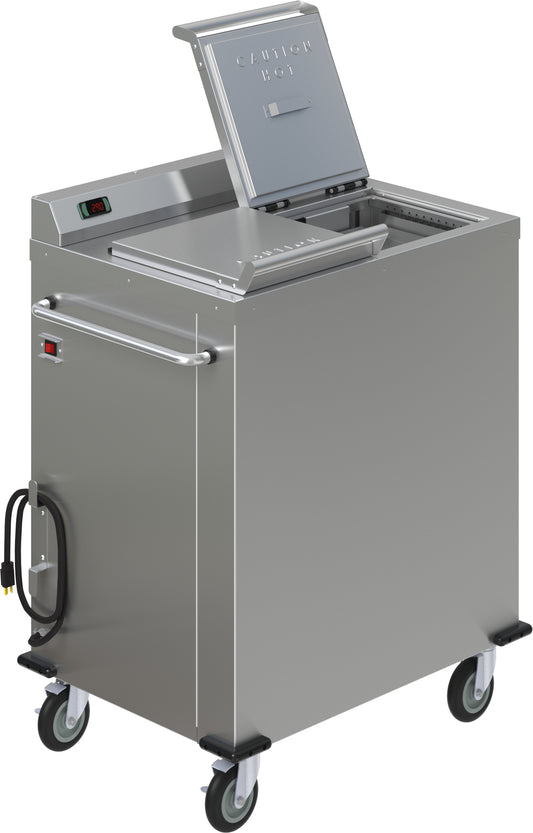 Dinex DXPSBH2PWB 10.00" Plates 2 Silo Stainless Steel Colossus Combo Plate & Base Heater