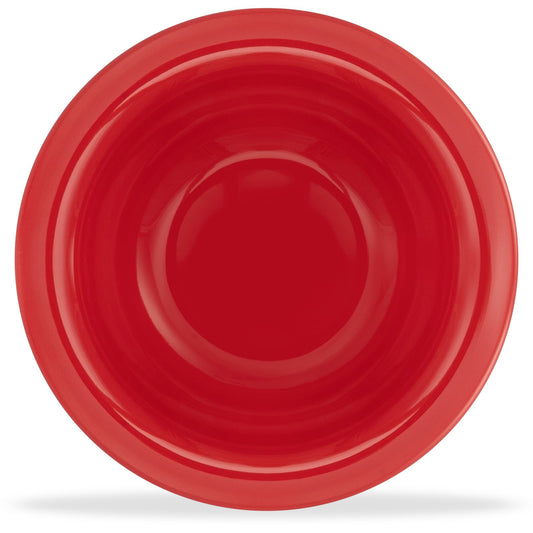 Carlisle 3304005 8 oz Red Sierrus Melamine Rimmed Bowl