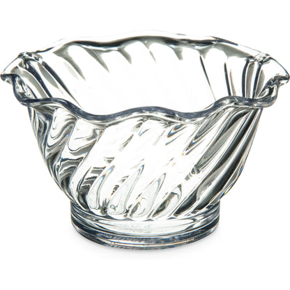 Carlisle 453007 5 oz Clear SAN Tulip Dessert Dish