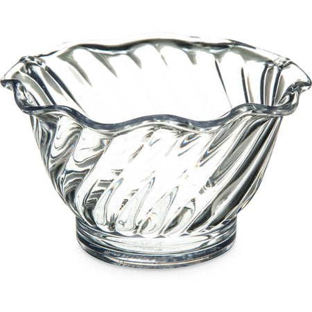 Carlisle 453007 5 oz Clear SAN Tulip Dessert Dish