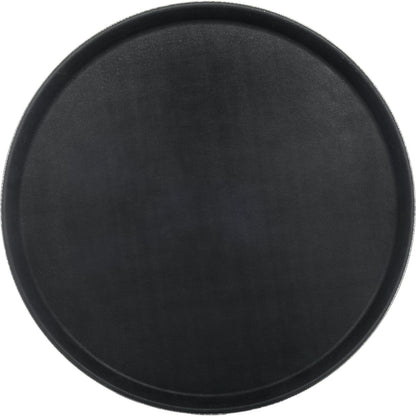 Carlisle 1600GL004 16" Black Round GripLite Tray