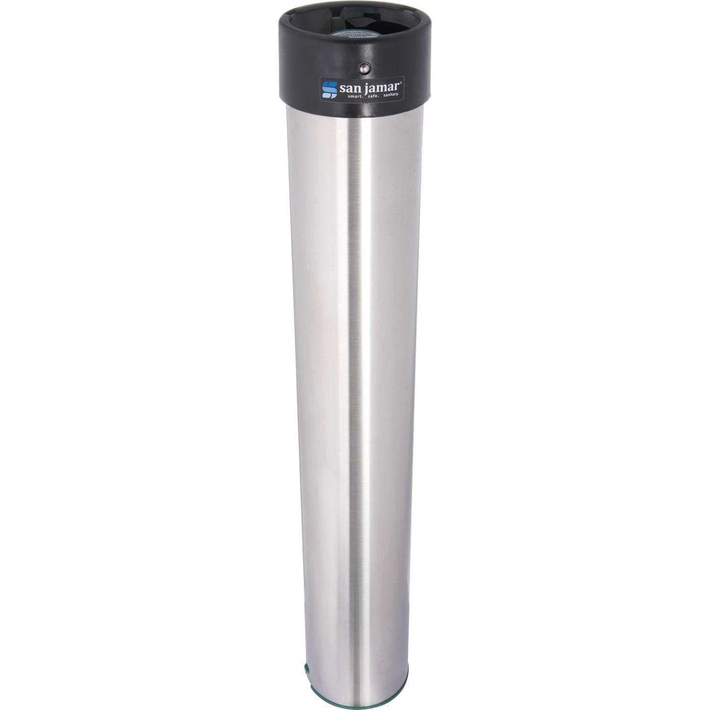 San Jamar C3200EV Small Stainless Steel Vertical Surface Mount Cup Dispenser