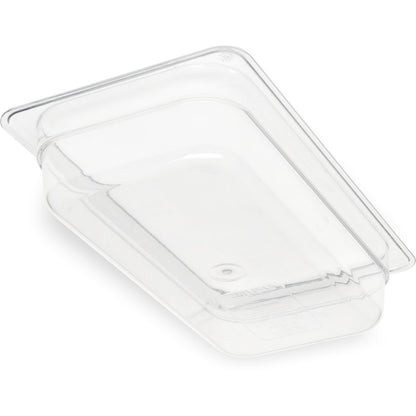 Carlisle 3066007 1/3 Size Clear Polycarbonate StorPlus Food Pan, 2 1/2" Deep