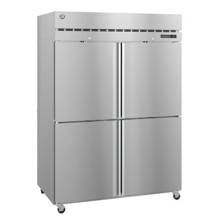 Hoshizaki F2A-HS Two Section Half Stainless Steel Doors with Lock Upright Freezer