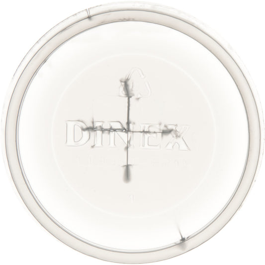 Dinex DX1193ST8714 Translucent Classic Disposable Lid with Straw Slot - Fits for 5 - 9 oz Dinex, Carlisle and Cambro Tumblers (1000/cs)