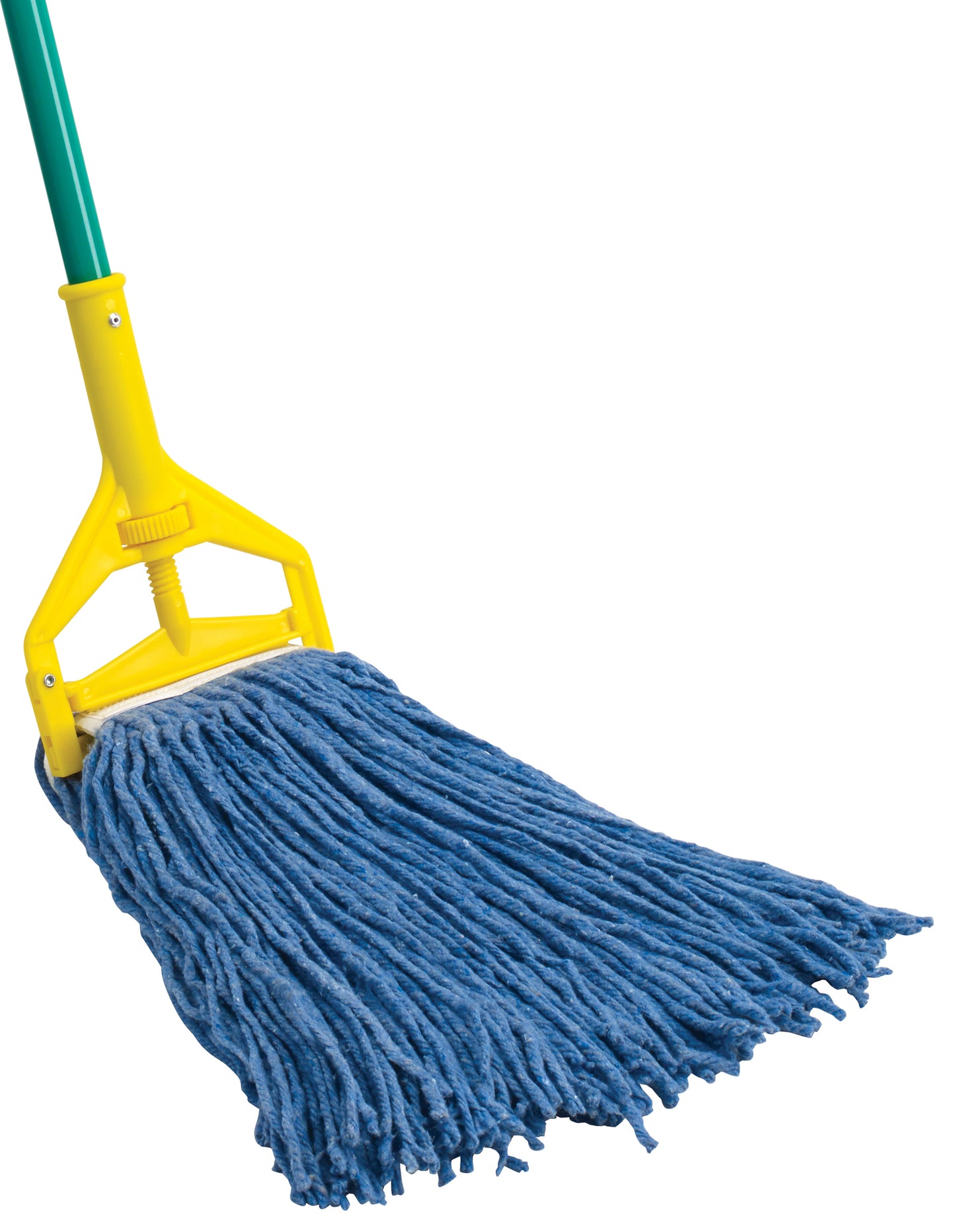 Winco MOP-32C 32 oz. Blue Yarn Mop Head, Cut Head