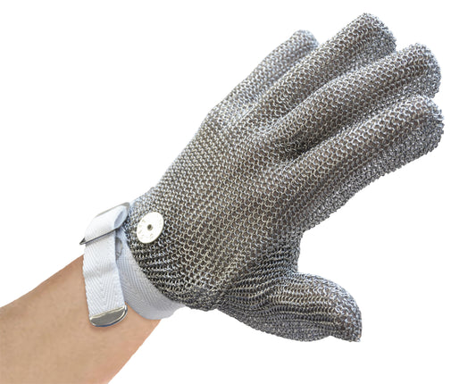 Omcan 13558 Small Mesh Glove with White Wrist Strap