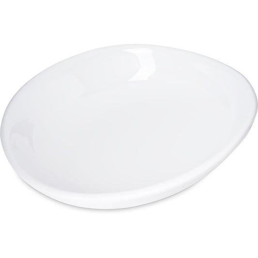 Carlisle 5300402 9.5" White Stadia Melamine Pasta Plate