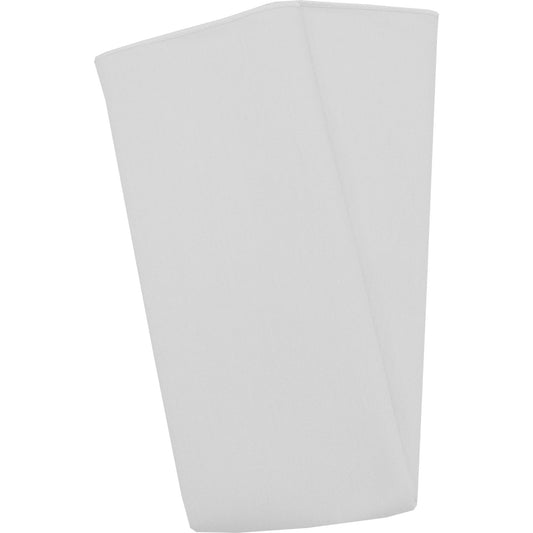 Snap Drape 54412020NM010 20" x 20" White Spun Poly Market Place Linens Napkin