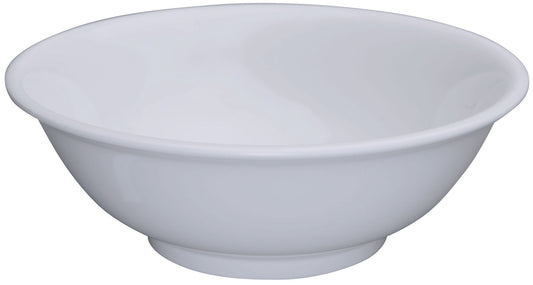 Winco MMB-32W 32 oz. White Melamine Rimless Bowls