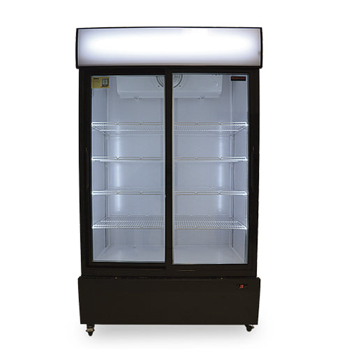 New Air NGR-40-S 800L 40" Sliding Glass Door Refrigerator