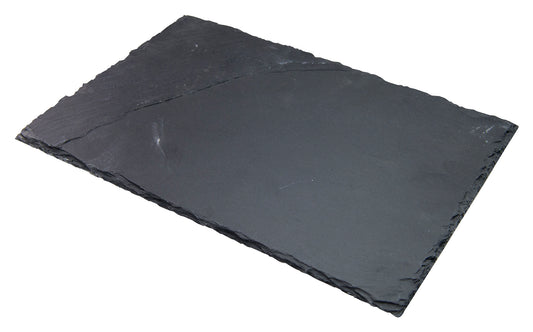 Winco WDL001-302 Ardesia Tavo 11-1/2" x 7-7/8" Slate Rectangular Platter (6pcs/pack)