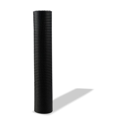 San Jamar PL0105 10 ft Black Poly-Liner Shelf Liner