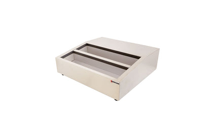 Omcan 47862 28" Countertop Refrigerated Prep Rail with 8 x GN 1/6 Pans Capacity