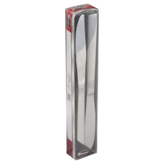 Winco 0082-08 Windsor Dinner Knife, 18/0 Medium Weight (1dozen/pack)