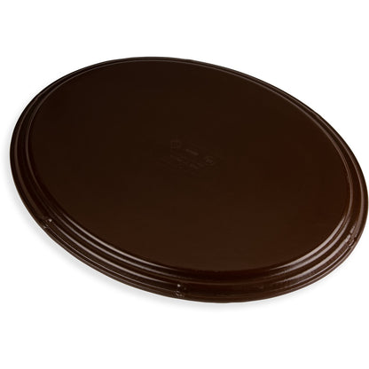 Carlisle 2500GR2076 24" x 19" Brown Oval Griptite 2 Tray