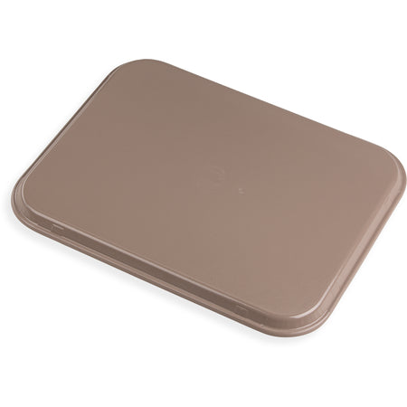 Carlisle DXSMC1418NSM31 14" x 18" Latte Fiberglass Glasteel Marble Non-Skid Tray