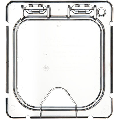 Carlisle CM10319Z07 1/6 Size Clear Coldmaster EZ Access Lid with Notch